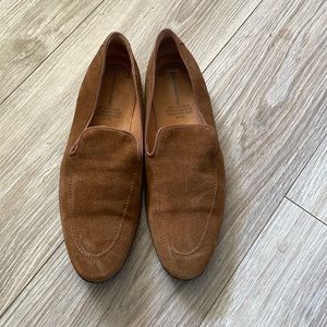 Mocassin suede brow - size 43 (France) size 10 (US) - worn once- good condition